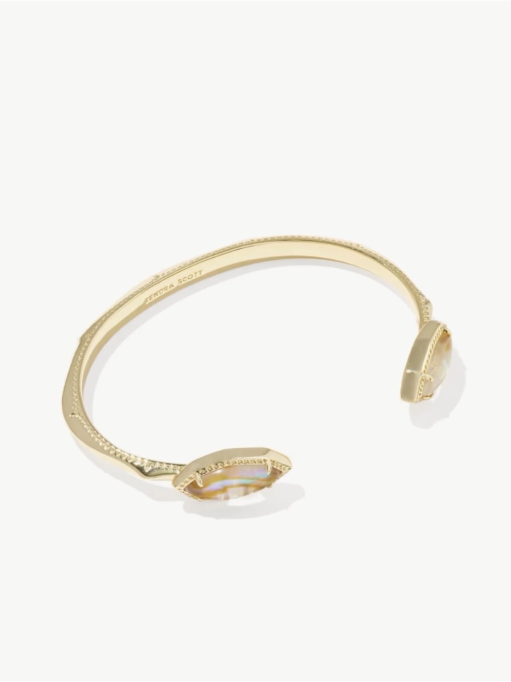 NWT Kendra Scott Gold Marquise Open Cuff Bracelet